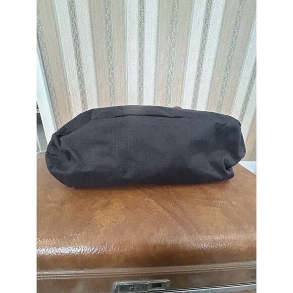 Bella Russo Travel Handbag Tote & Toiletry Cosmetic Bag  Black And Brown Zip - Picture 5 of 13